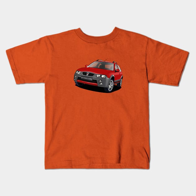 Rover Streetwise in red Kids T-Shirt by Webazoot